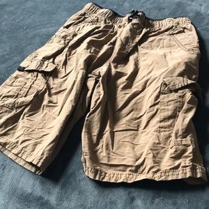 Boys Adjustable Waist Cargo Shorts